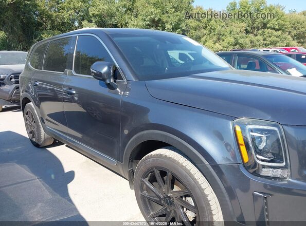 5XYP24HC3LG011247 2020 KIA TELLURIDE Gray Սալոնի հետևի տեսք