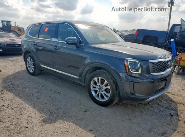 5XYP24HC3LG077765 2020 KIA TELLURIDE Gray Front right