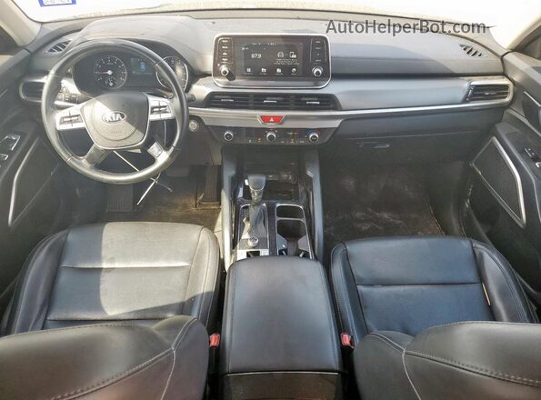 5XYP24HC3LG077765 2020 KIA TELLURIDE Gray Dashboard view