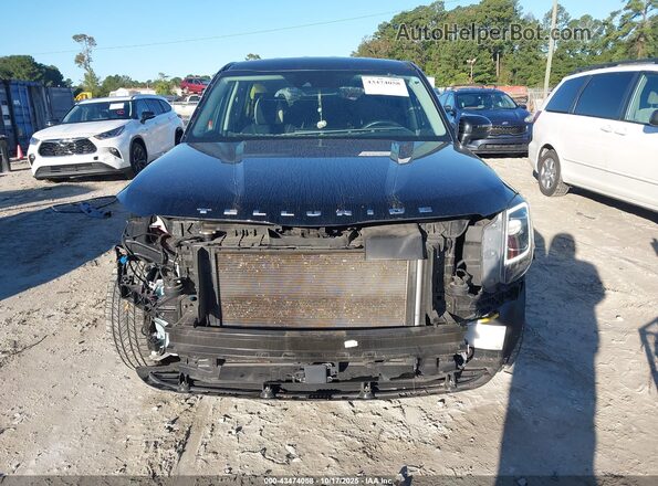 5XYP24HC6NG256420 2022 KIA TELLURIDE Black Widok zestawu wskaźników