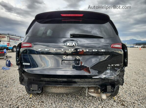 5XYP2DHC1LG018245 2020 KIA TELLURIDE Black Rear view
