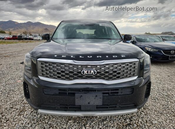 5XYP2DHC1LG018245 2020 KIA TELLURIDE Black Front view