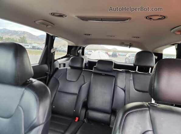 5XYP2DHC1LG018245 2020 KIA TELLURIDE Black Rear seats view