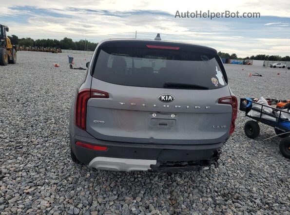 5XYP2DHC3LG008316 2020 KIA TELLURIDE Серый Вид сзади