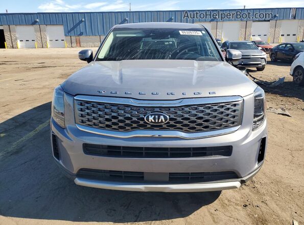 5XYP2DHC6LG010027 2020 KIA TELLURIDE Синий Вид спереди