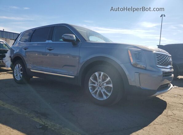 5XYP2DHC6LG010027 2020 KIA TELLURIDE Синий Передняя правая четверть