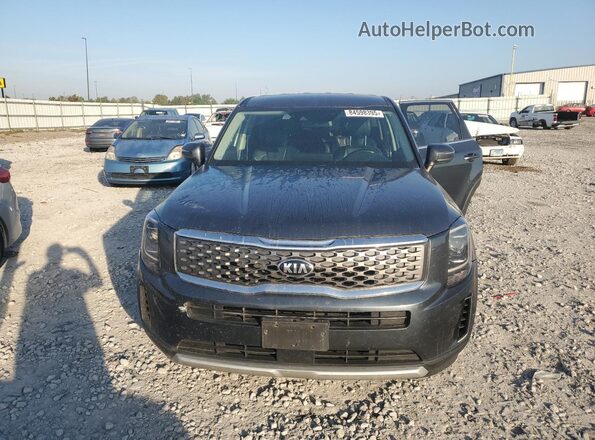 5XYP2DHC8LG004455 2020 KIA TELLURIDE Gray Vista frontal
