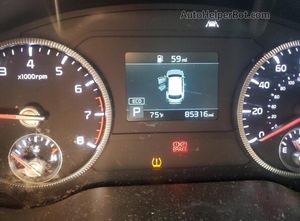 5XYP2DHC8LG004455 2020 KIA TELLURIDE Gray Vista del cuadro de instrumentos