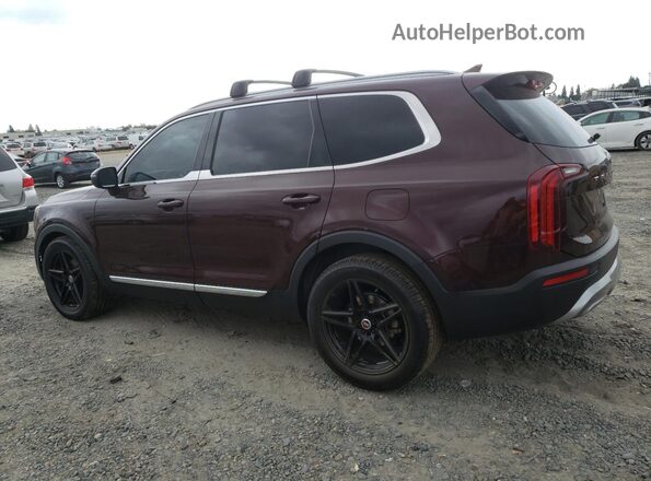 5XYP34HC0LG048236 2020 KIA TELLURIDE Burgundy Հետևի ձախ