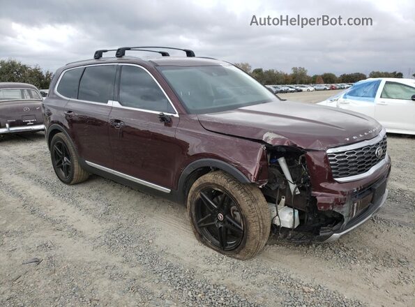 5XYP34HC0LG048236 2020 KIA TELLURIDE Burgundy Առջևի աջ