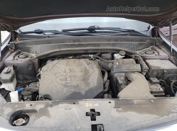 5XYP34HC0LG048236 2020 KIA TELLURIDE Burgundy Շարժիչի բաժամունքի տեսք