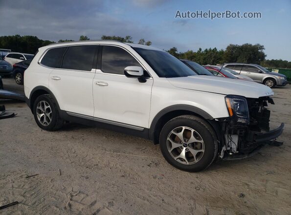 5XYP34HC1LG025791 2020 KIA TELLURIDE Белый Передняя правая четверть