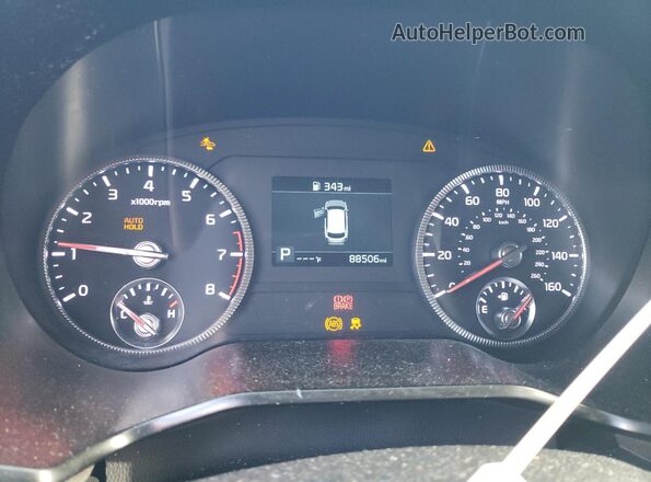 5XYP34HC1LG025791 2020 KIA TELLURIDE Белый Вид щитка приборов