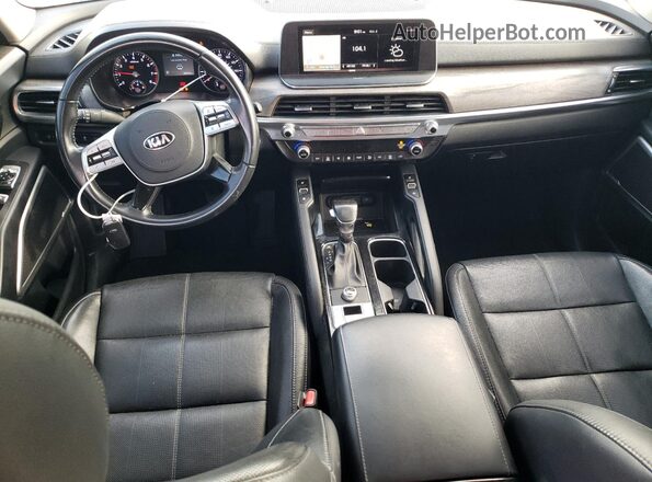 5XYP34HC1LG025791 2020 KIA TELLURIDE Белый Вид панели приборов