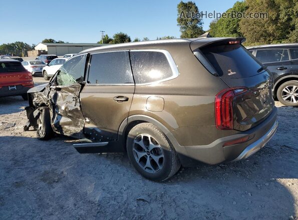 5XYP34HC2LG045340 2020 KIA TELLURIDE Brown Հետևի ձախ