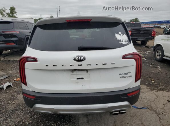 5XYP34HC4LG001484 2020 KIA TELLURIDE White Widok z tyłu