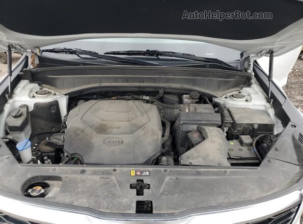 5XYP34HC4LG001484 2020 KIA TELLURIDE White Widok komory silnika