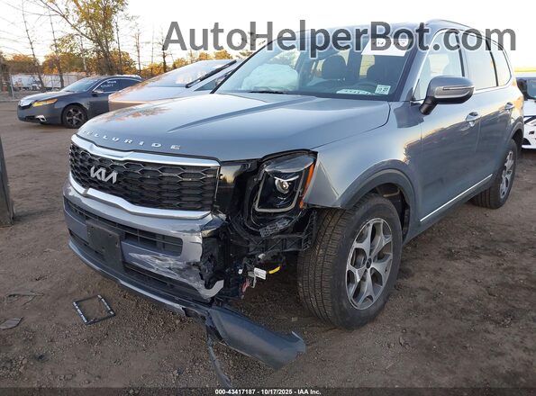 5XYP34HC4NG323013 2022 KIA TELLURIDE Gray Widok z przodu