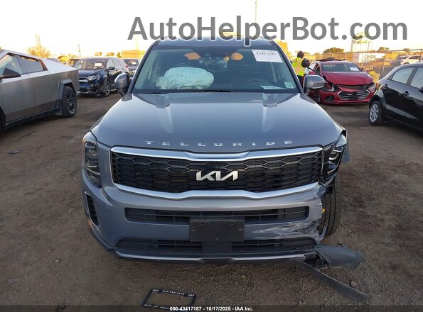5XYP34HC4NG323013 2022 KIA TELLURIDE Gray Widok zestawu wskaźników
