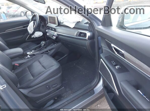 5XYP34HC4NG323013 2022 KIA TELLURIDE Gray Widok wnętrza z przodu