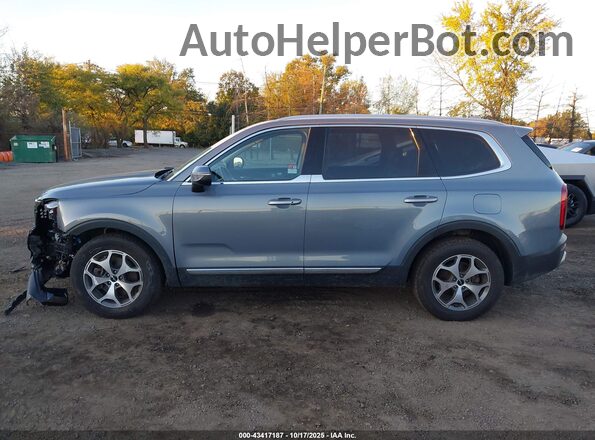 5XYP34HC4NG323013 2022 KIA TELLURIDE Gray Widok wnętrza 360 stopni