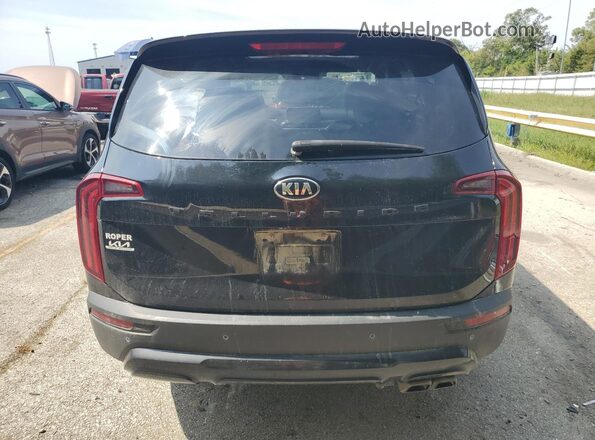 5XYP34HC5LG054498 2020 KIA TELLURIDE Black Вид ззаду