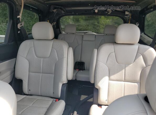 5XYP34HC5LG054498 2020 KIA TELLURIDE Black Вид задніх сидінь