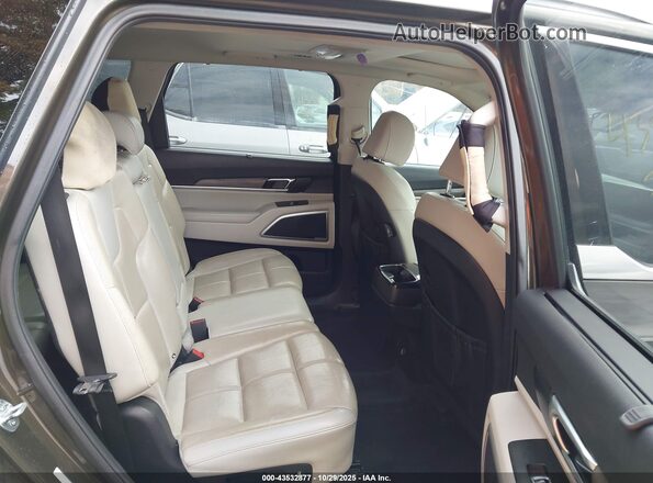 5XYP34HC5NG259175 2022 KIA TELLURIDE Brown Widok naklejki z numerem VIN