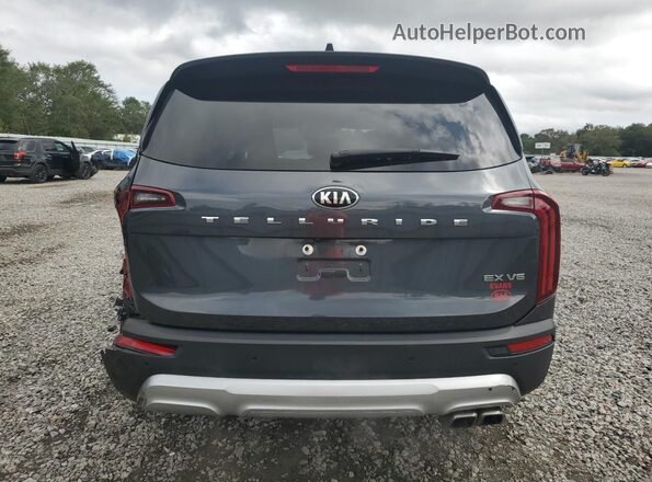 5XYP34HC8LG001455 2020 KIA TELLURIDE Black Հետևի տեսք