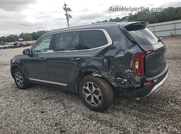 5XYP34HC8LG001455 2020 KIA TELLURIDE Black Հետևի ձախ