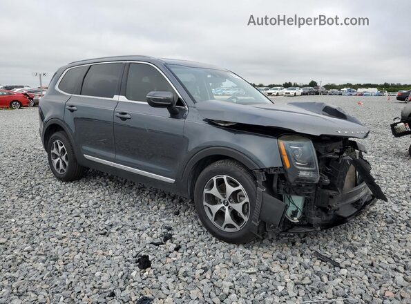 5XYP34HC8LG019969 2020 KIA TELLURIDE Серый Передняя правая четверть