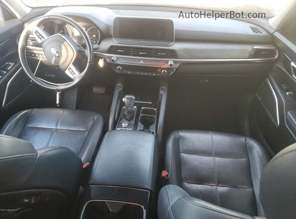 5XYP34HC8LG019969 2020 KIA TELLURIDE Серый Вид панели приборов