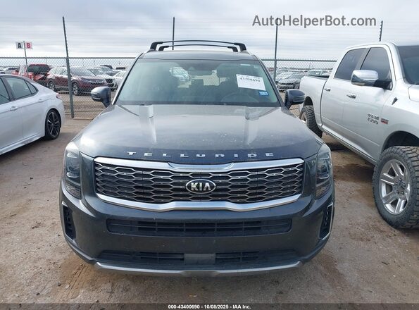 5XYP34HC9LG023870 2020 KIA TELLURIDE Gray Вид задньої частини салону