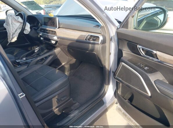 5XYP34HCXNG213079 2022 KIA TELLURIDE Gray Widok wnętrza z przodu