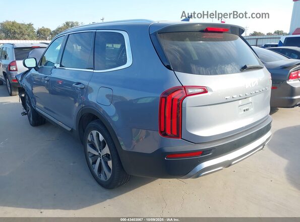 5XYP34HCXNG213079 2022 KIA TELLURIDE Gray Tył lewy