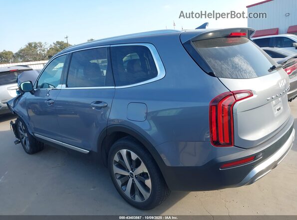 5XYP34HCXNG213079 2022 KIA TELLURIDE Gray Widok wnętrza 360 stopni