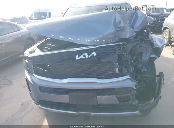 5XYP34HCXNG213079 2022 KIA TELLURIDE Gray Widok zestawu wskaźników