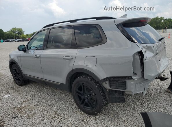 5XYP3DGC7PG386840 2023 KIA TELLURIDE Gray Trasero izquierdo