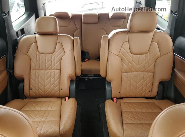 5XYP3DGC7PG386840 2023 KIA TELLURIDE Gray Vista de los asientos traseros