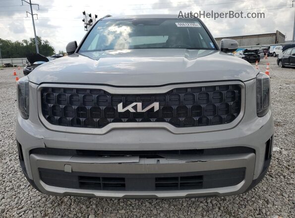 5XYP3DGC7PG386840 2023 KIA TELLURIDE Gray Vista frontal