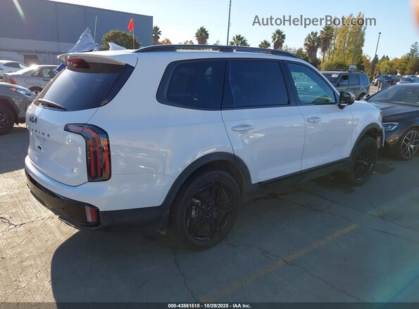 5XYP3DGCXSG655731 2025 KIA TELLURIDE White Задня права чверть