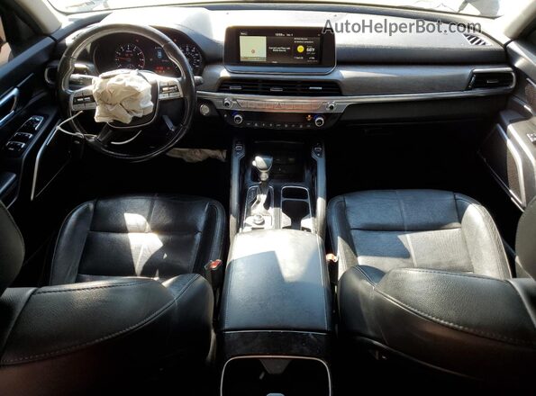 5XYP3DHC1LG042901 2020 KIA TELLURIDE Black Widok deski rozdzielczej
