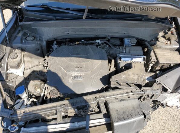 5XYP3DHC1LG042901 2020 KIA TELLURIDE Black Widok komory silnika