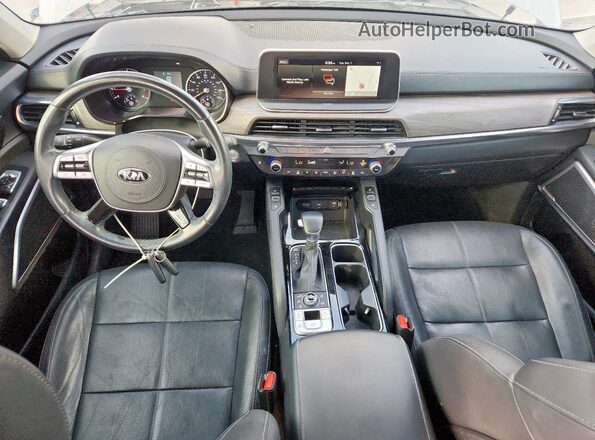 5XYP3DHC2MG168072 2021 KIA TELLURIDE Beige Widok deski rozdzielczej