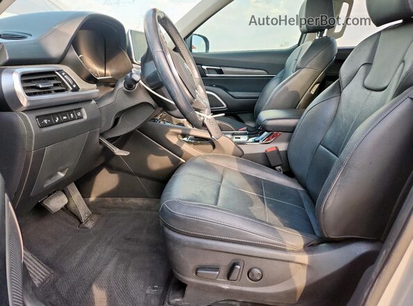 5XYP3DHC2MG168072 2021 KIA TELLURIDE Beige Widok wnętrza z przodu