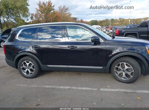 5XYP3DHC4MG162130 2021 KIA TELLURIDE Blue Вид задньої частини салону