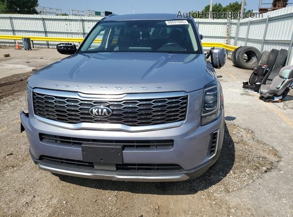 5XYP3DHC6LG072864 2020 KIA TELLURIDE Gray წინა ხედი