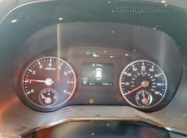 5XYP3DHC6MG184405 2021 KIA TELLURIDE White Սարքավորումների վահանակի տեսք