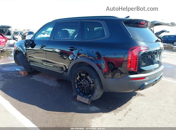 5XYP3DHC6MG190446 2021 KIA TELLURIDE Black Trasero izquierdo