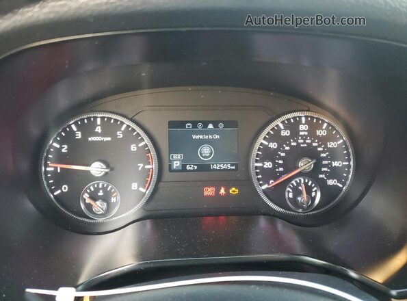 5XYP3DHC7LG001964 2020 KIA TELLURIDE Burgundy Вид щитка приладів